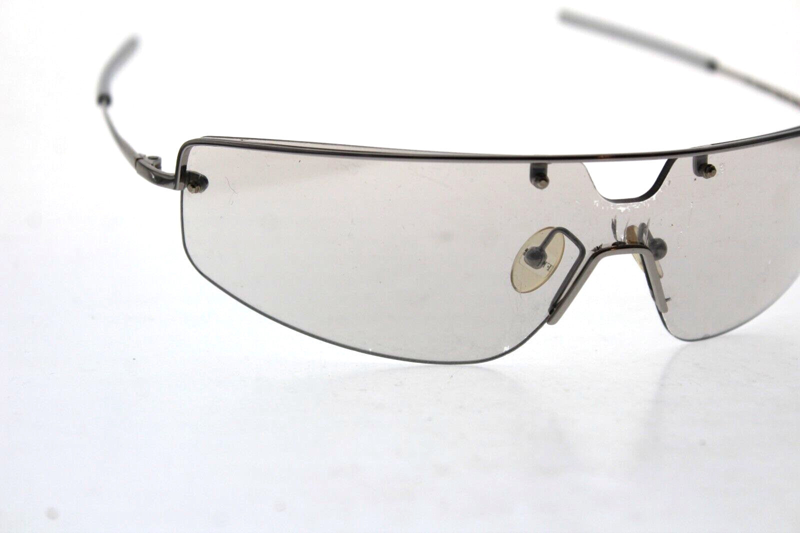 VINTAGE GIANFRANCO FERRE GF58703  SHIELD METAL SUNGLASSES 120 MM ITALY