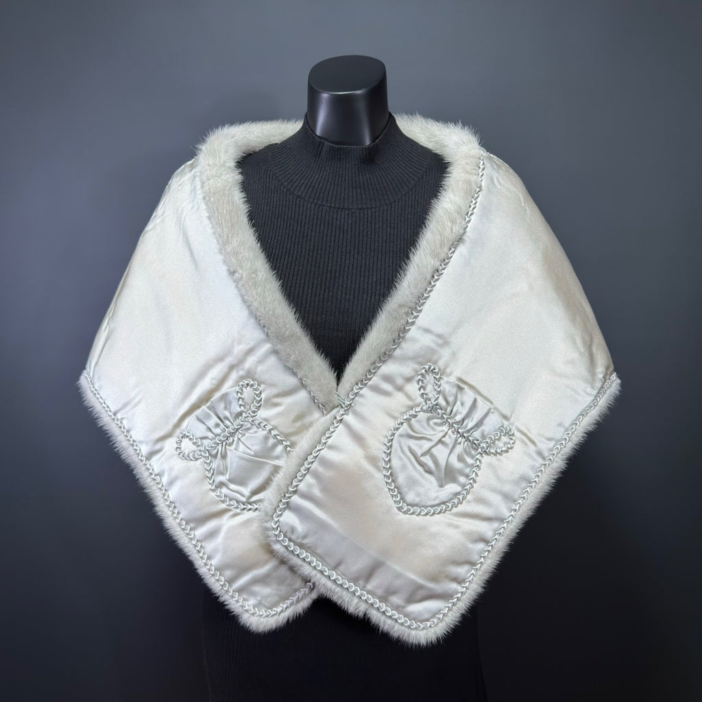 SAGA MINK ROYAL Sapphire Mink Fur Shawl/Wrap Women Luxury – Premium Collection