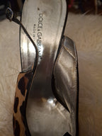 Dolce & Gabbana Leopardo Women’s "Vero Guoio" Shoes Size 39