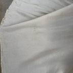 Vintage 1930s White Candlelight Silk Satin Gown Bias Cut Wedding Bridal Dress