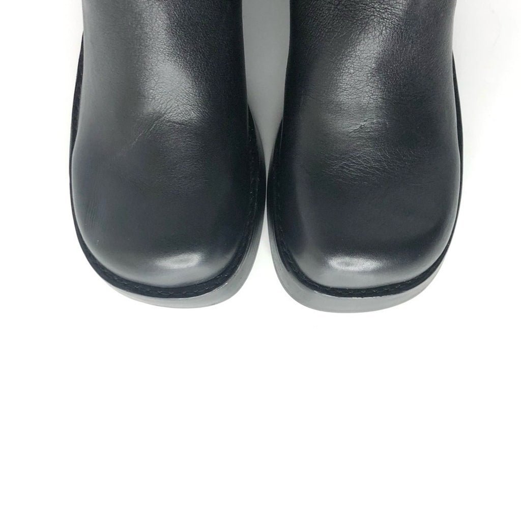 NEW Vintage Frye Villager Double Zipper Leather Platform Ankle Boots 6.5
