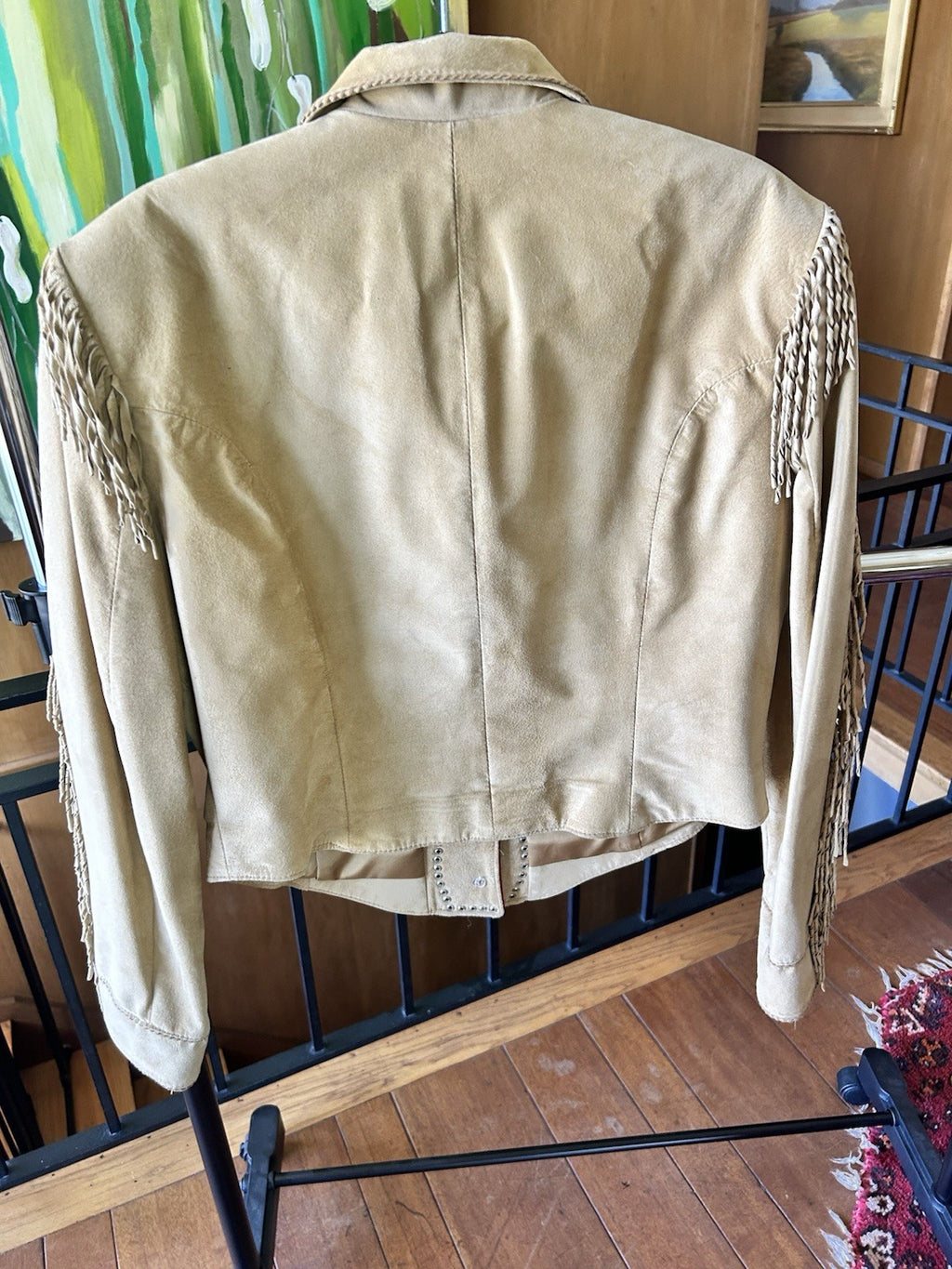Double D Ranch Suede Beaded Western Jacket
