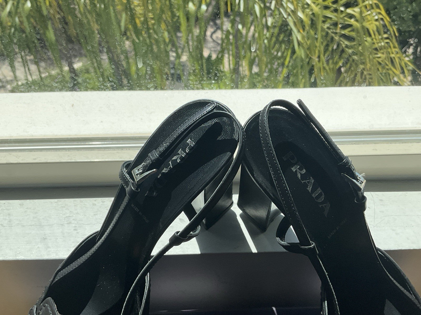 Prada Square Toe Heel