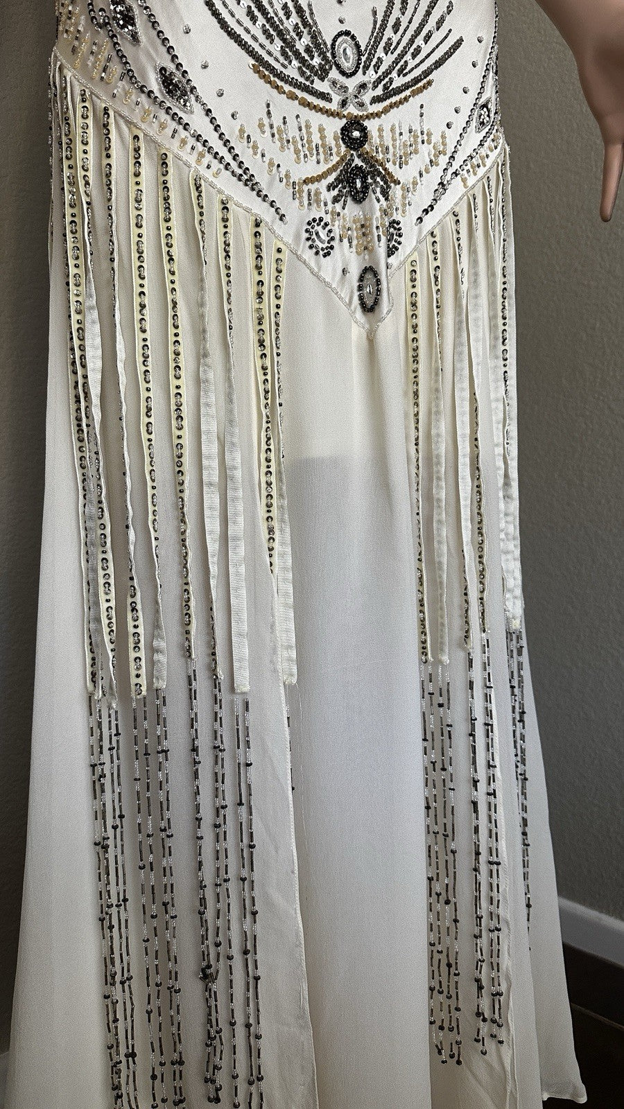 Vintage Sue Wong Beaded Gown NWT fairy Wedding Boho Whimsical Rare