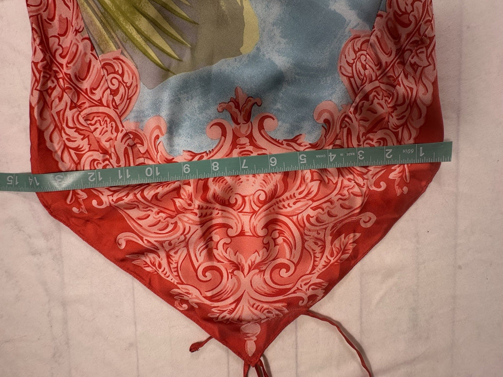 Laetitia Hecht Ineptie Paris Silk Halter Maxi Dress Y2K France Size 40