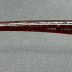 Chanel 4089 236/13 VTG Shield Sunglasses Brown Gradient Italy 120 Used w/ Ser. #
