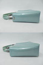 Christian Dior Malice Pearl Patent Leather 2way Shoulder Hand Bag I#47567