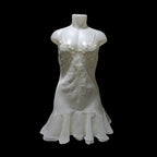 Victoria's Secret Gold Label Vintage White Floral Slip Dress (S) Nightgown