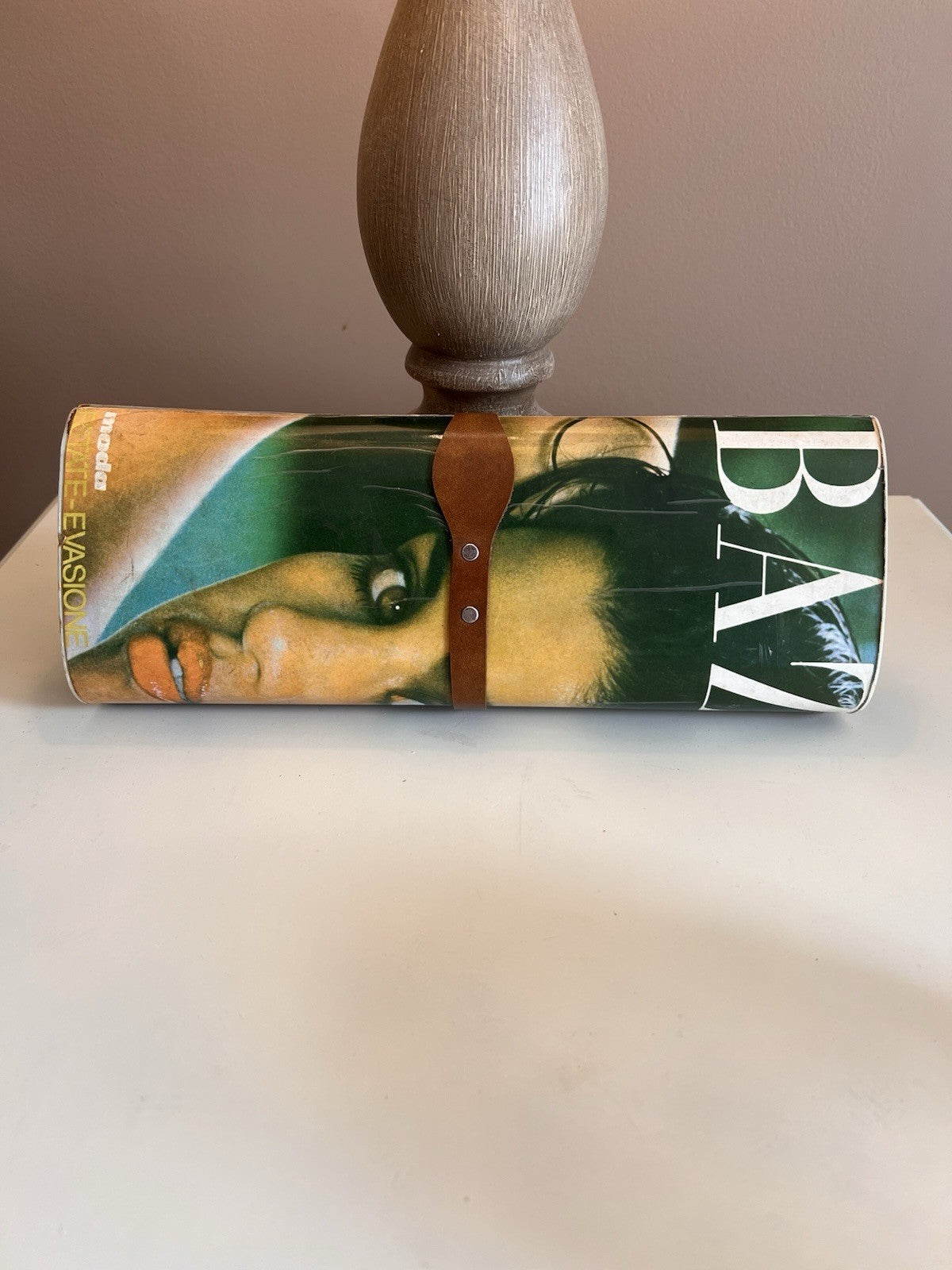 Harpers Bazaar 1970s Magazine Clutch