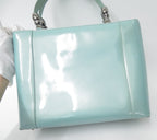 Christian Dior Malice Pearl Patent Leather 2way Shoulder Hand Bag I#47567