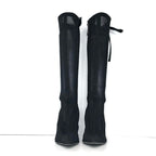 Vintage Giuseppe Zanotti Corset Mesh Knee High Pointed Toe Boots 36