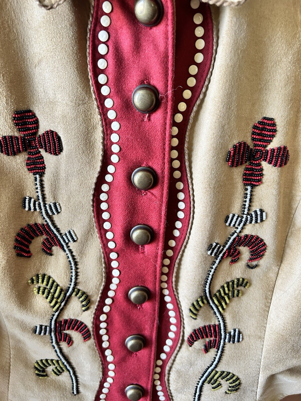 Double D Ranch Suede Beaded Western Jacket