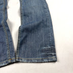 Women's Y2K Light Wash Low Rise Flare Denim Jeans