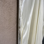 Vintage 1930s Pale Yellow Buttercup Dress Lace Bias Cut Art Deco Slip Gown Maxi