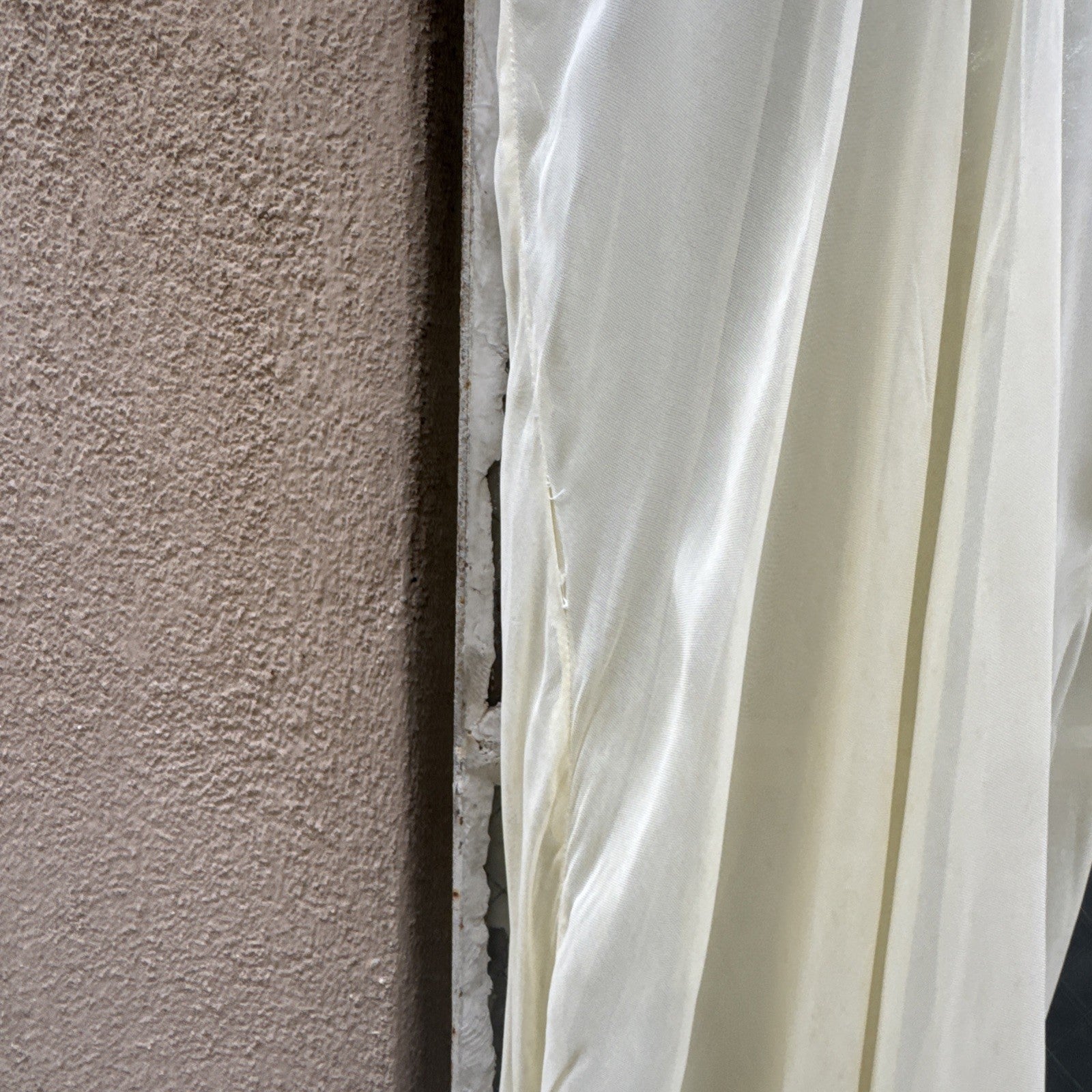 Vintage 1930s Pale Yellow Buttercup Dress Lace Bias Cut Art Deco Slip Gown Maxi