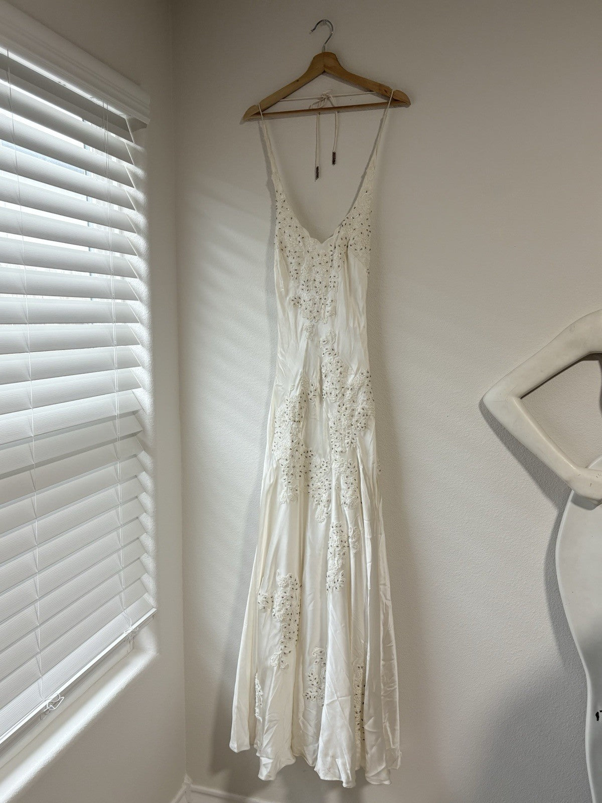 Vintage Sue Wong Nocturne Silk White Wedding Gown Sz 4