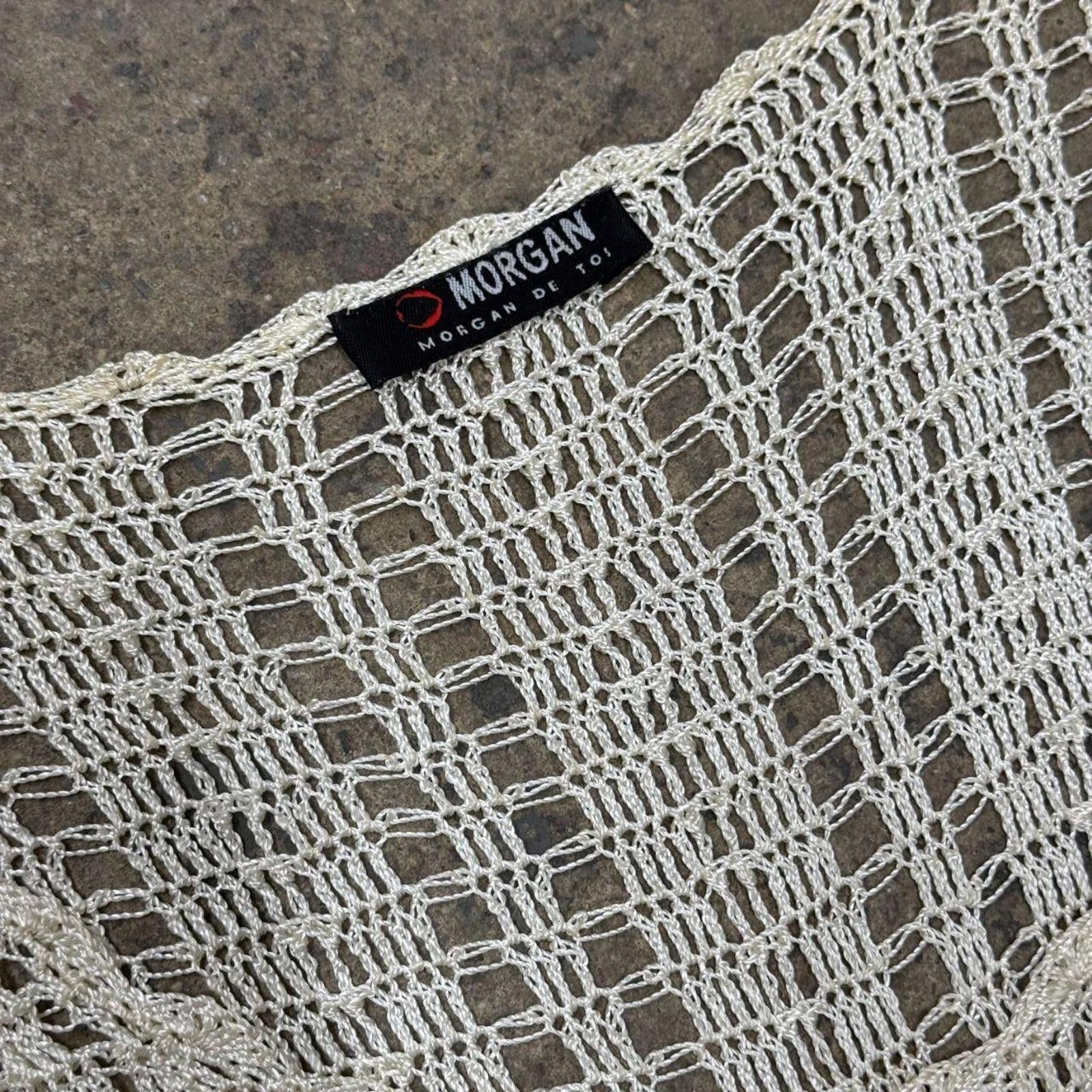 Y2K Vintage Morgan de Toi Crochet "Spider Web" Dress