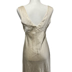 Vintage 90s does 40s Victoria's Secret Silk Slip Maxi Dress lace size Medium