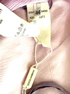 Dolce & Gabbana Silk Chiffon Cocktail Dress in Lilac Size 6