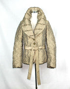 Mariella Burani Gold Winter Jacket Size 10