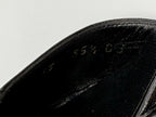Gucci Black Canvas GG Monogram Kitten Heels with Braid Accent Size EU 35.5