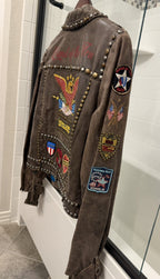 Double D Ranch Leather Jacket XL