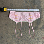 1940s Embroidered Lingerie Set Pink