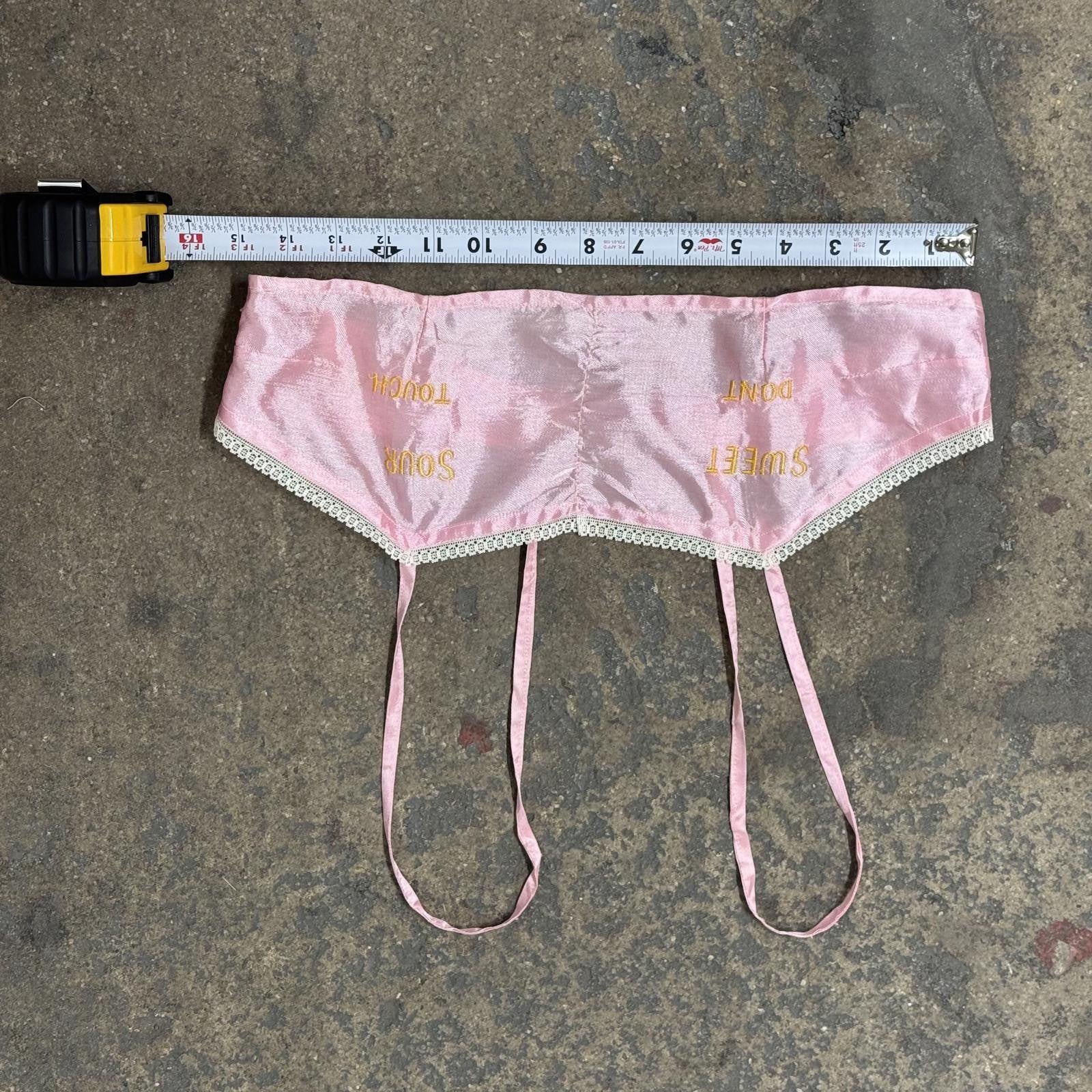 1940s Embroidered Lingerie Set Pink