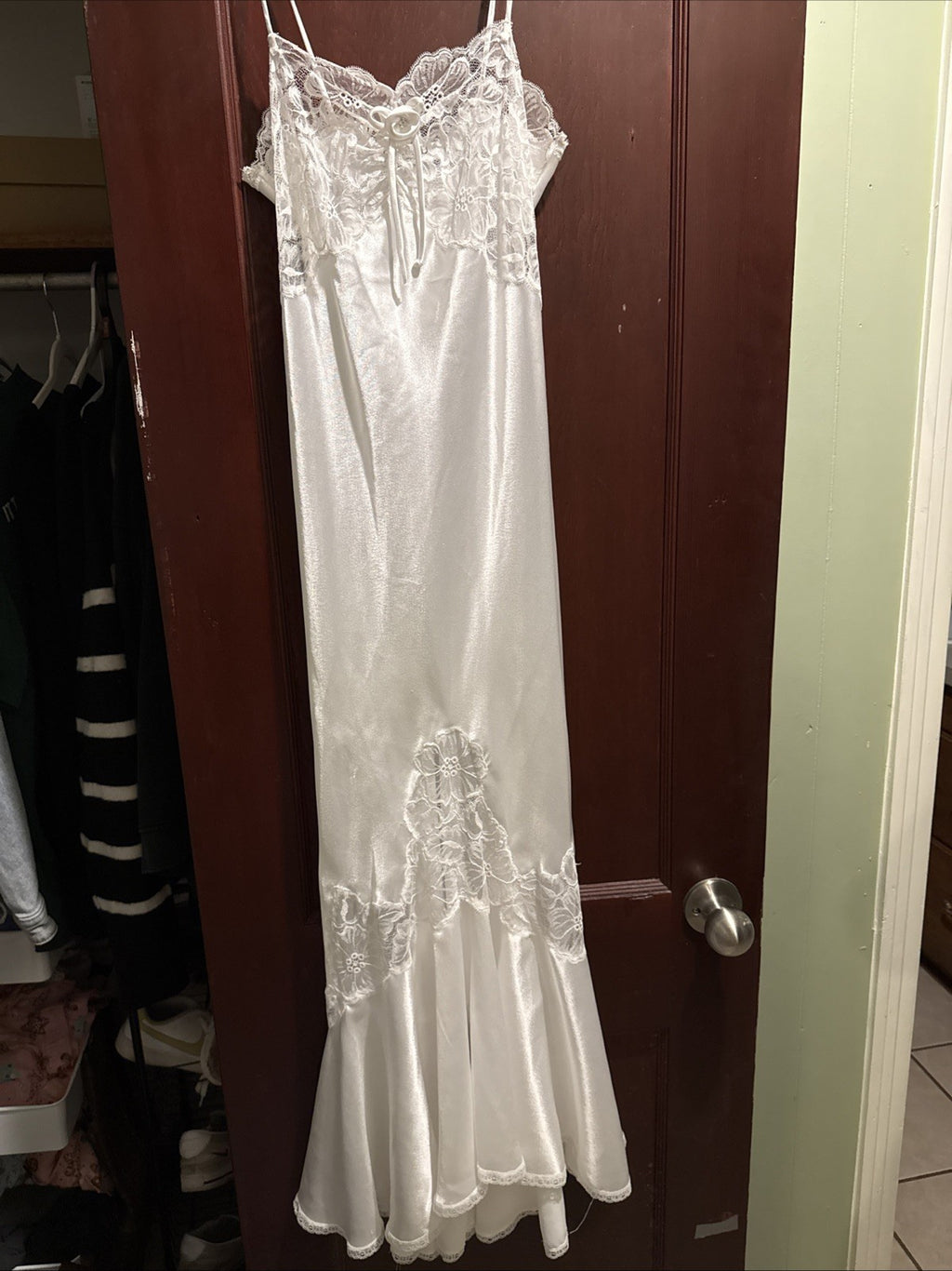 Christian Dior Vintage Silk Strap Nightgown Sizes S/M