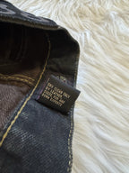 RRL Double RL Ralph Lauren New Studded Suede Denim Jeans Western 34