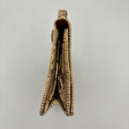 Vintage 1940s Genuine Python Snakeskin Clutch Purse Talon Hand Bag Exotic