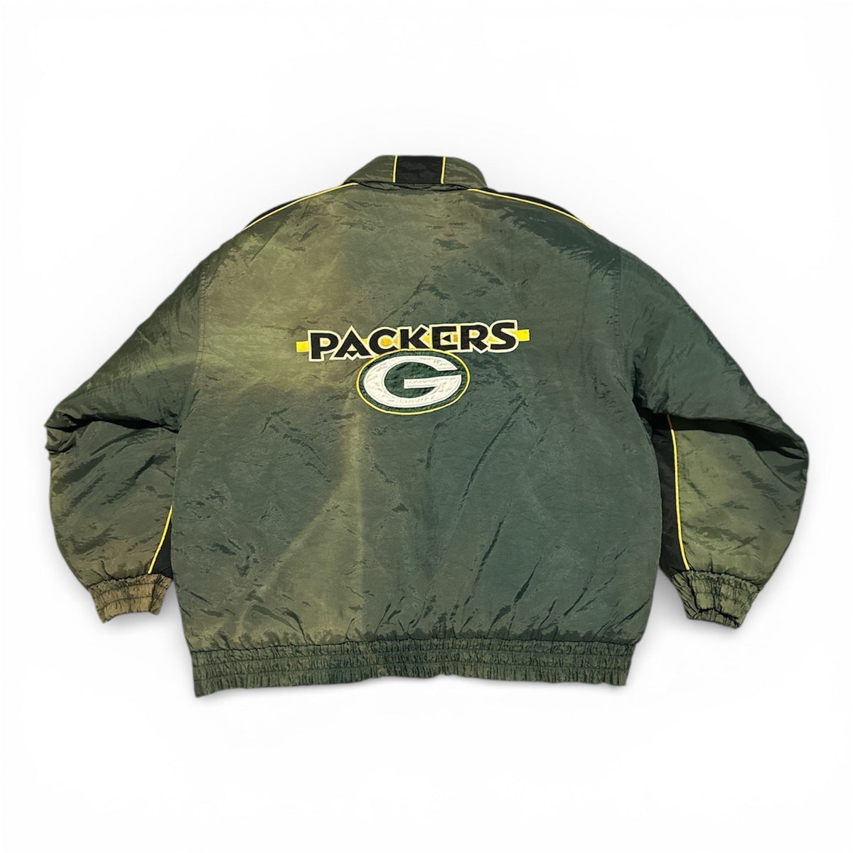 Vintage Green Bay Packers Puffer Jacket XL