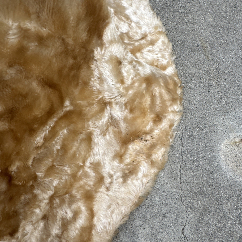 Vintage 1930s Fuzzy Plush Teddy Bear Dressing Gown Robe Coat Art Deco Dress
