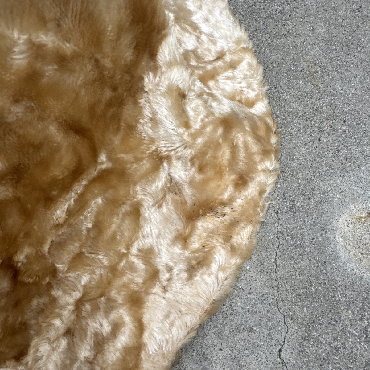 Vintage 1930s Fuzzy Plush Teddy Bear Dressing Gown Robe Coat Art Deco Dress