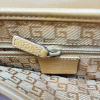 Gucci Jackie Bamboo Shoulder Bag Pink Suede Leather