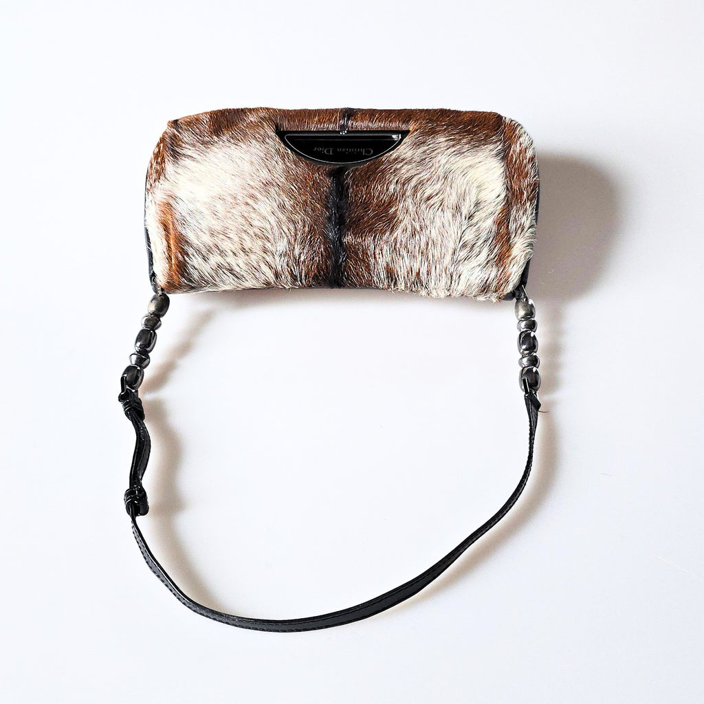Dior Malice Fur Vintage Shoulder Bag