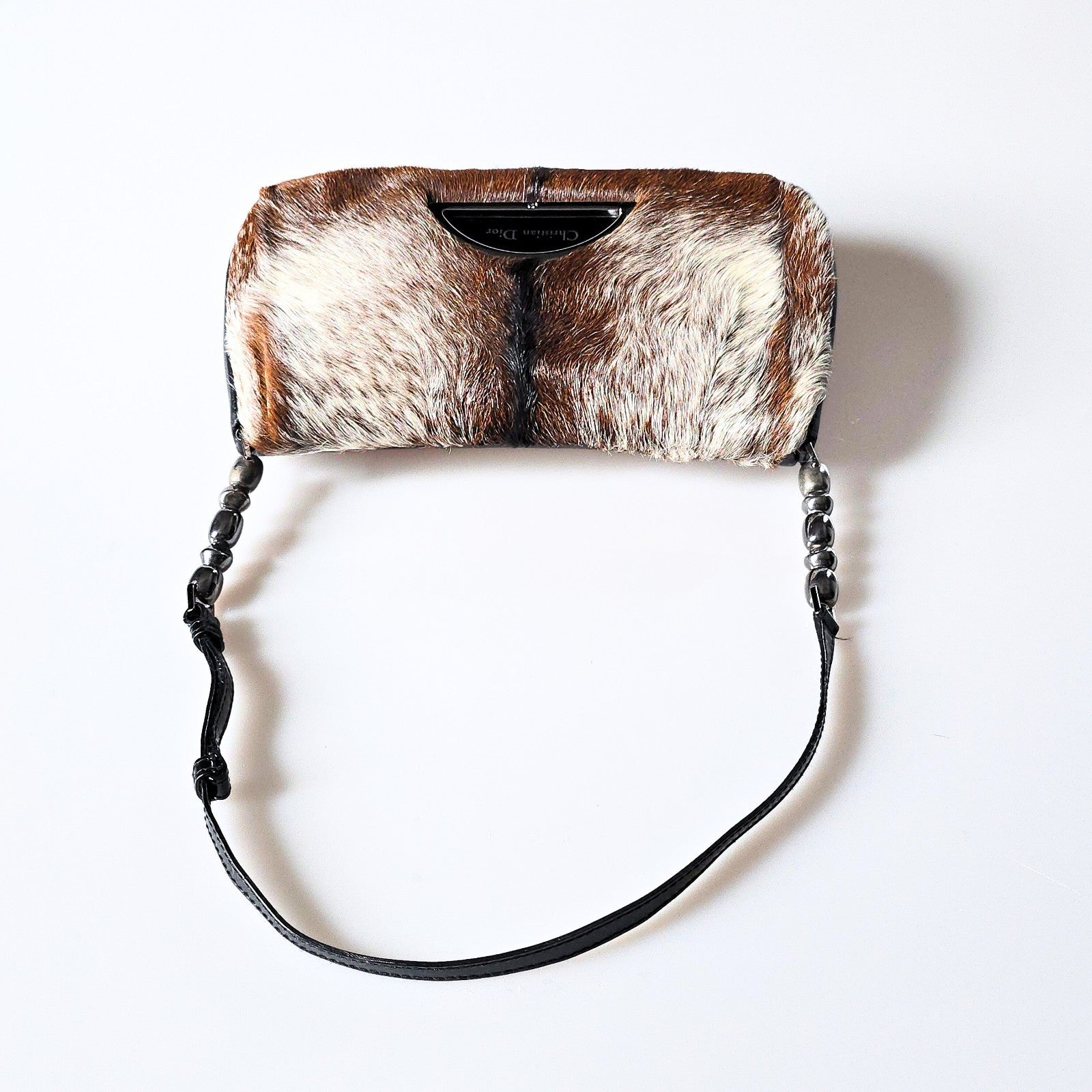 Dior Malice Fur Vintage Shoulder Bag