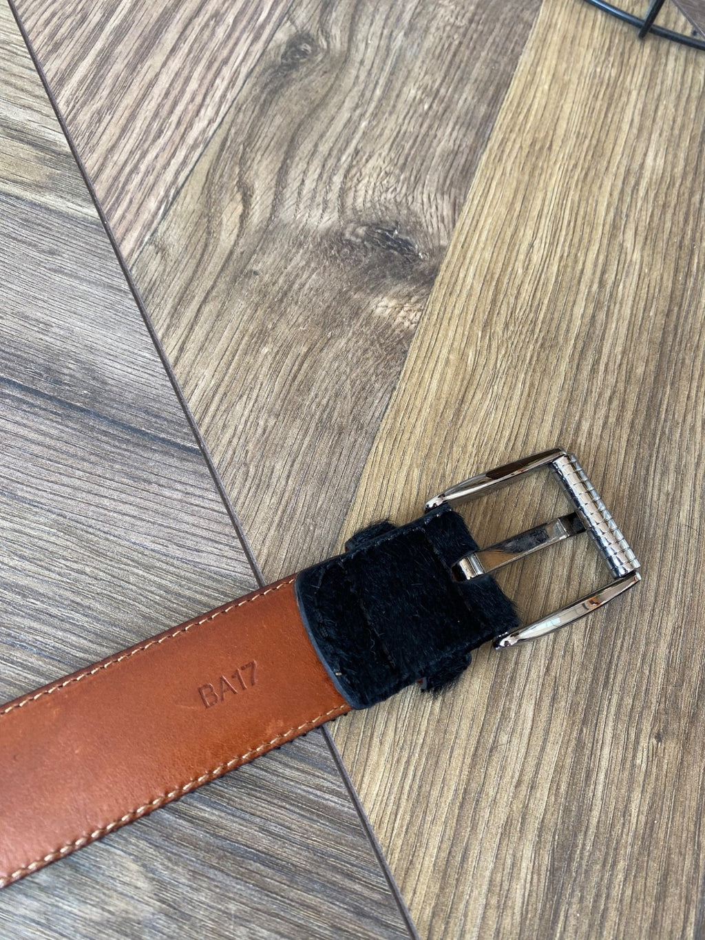 Vintage Tod’s Pony Hair Leather Belt