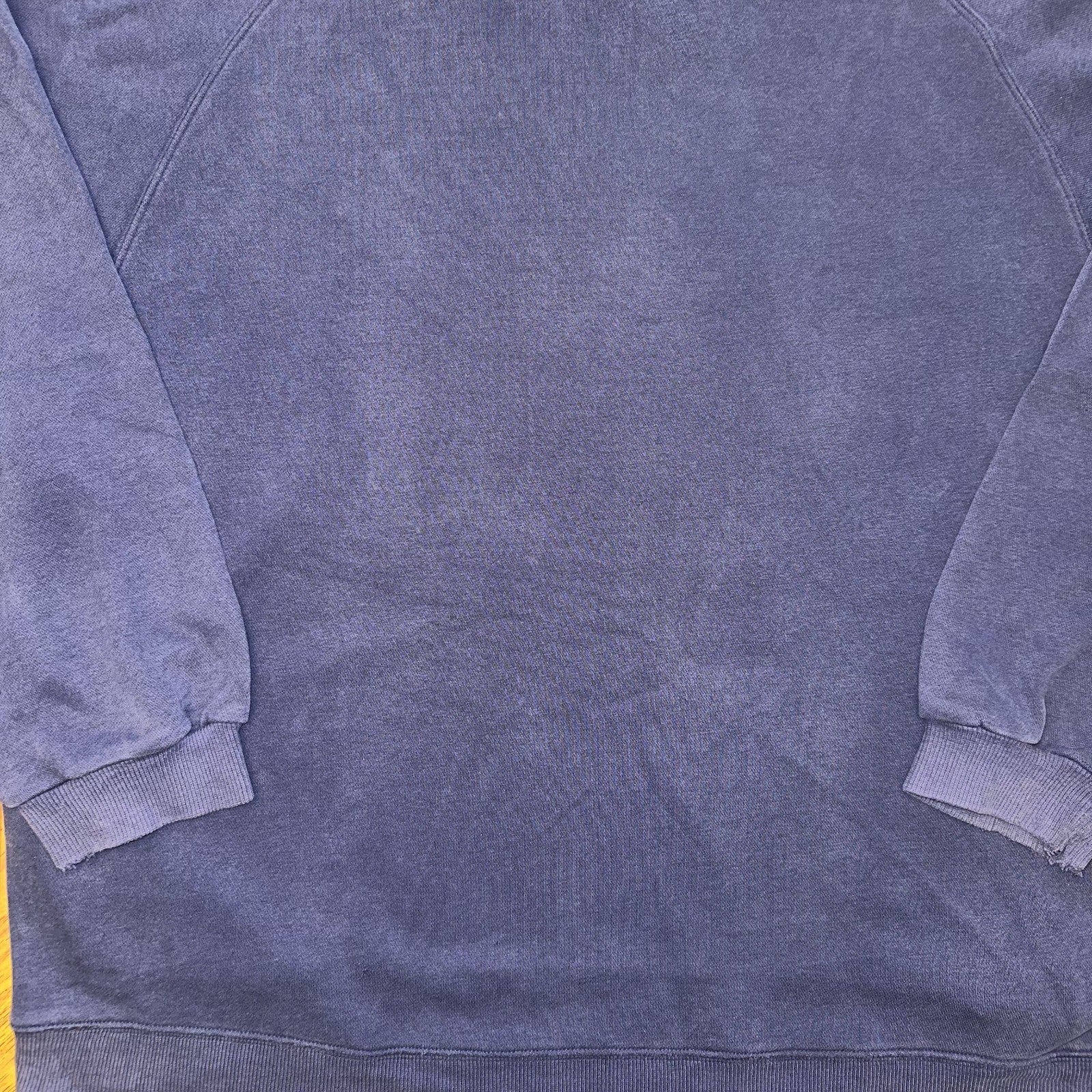 Vintage Adidas Hoodie Sz Large Center Logo Spellout Navy Embroidered Distressed