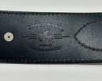 Idyllwind Black Pony Hair Concho Belt Sz L