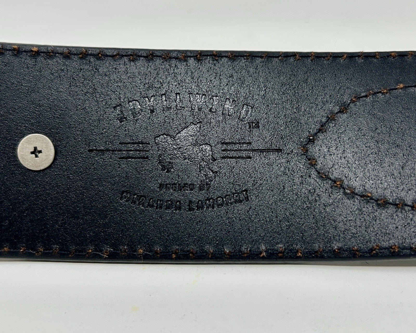 Idyllwind Black Pony Hair Concho Belt Sz L