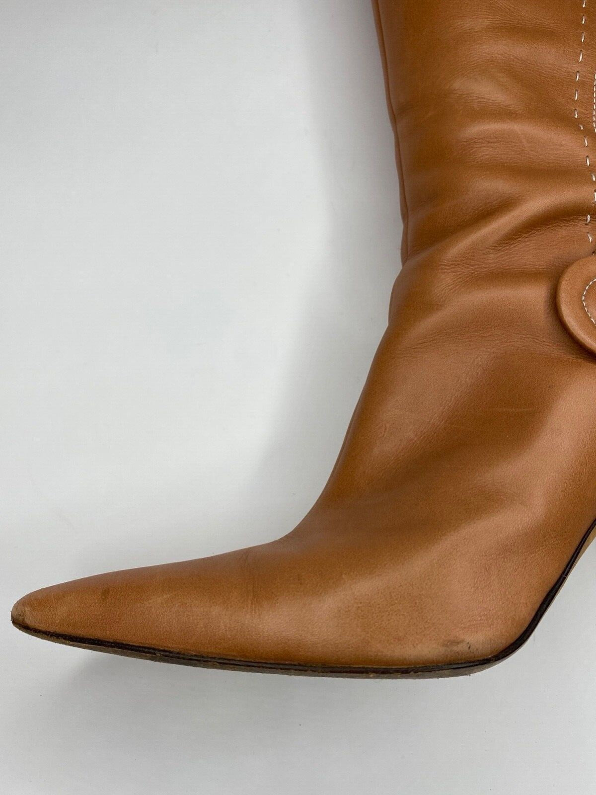 Manolo Blahnik Stiletto Boots Italy size 37 Free shipping