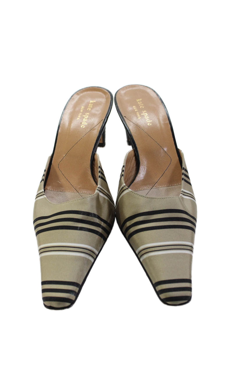Kate Spade New York Striped Slide On Mule