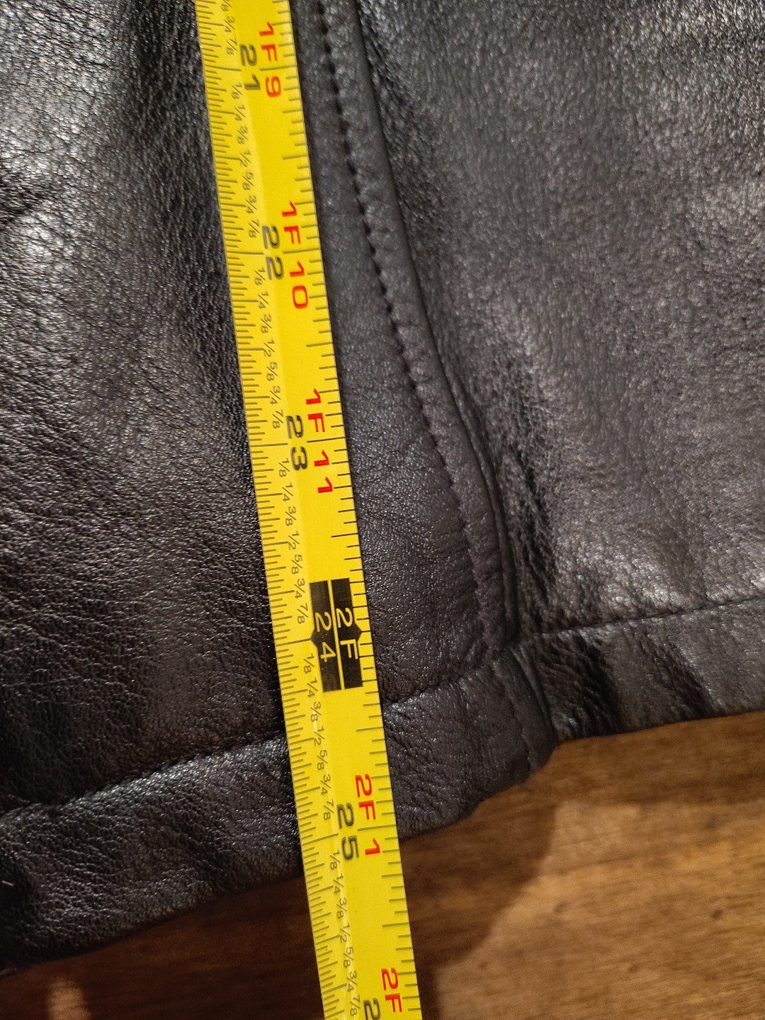 Vtg 90s Wilsons Black Leather Jacket Sz Small Fitted w/Belt Removable Thinsulate