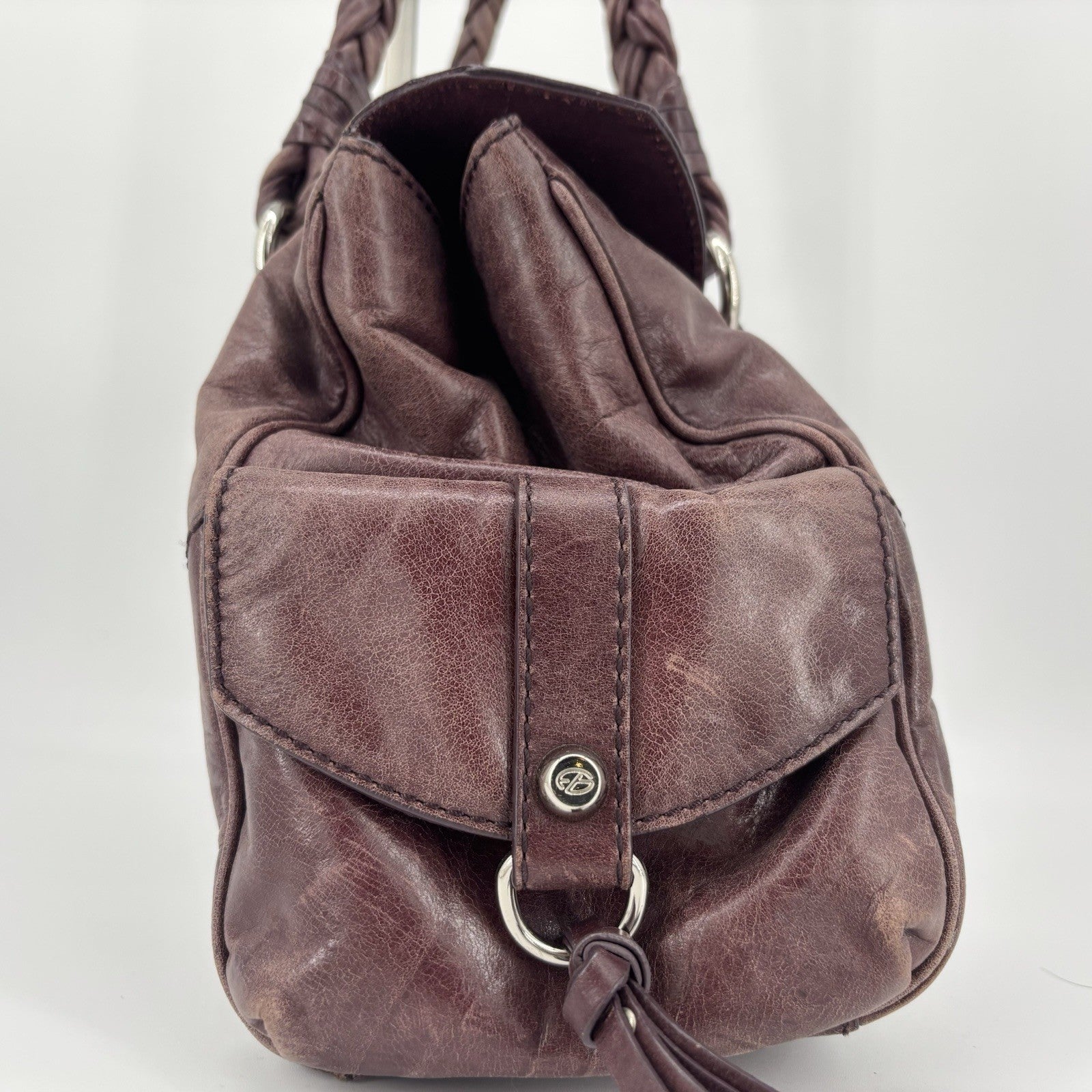 Francesco Biasia Handbag Tote Vintage Secret Love authentic From Japan