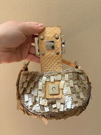 Fendi Mini Beaded Croissant Bag