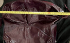 Francesco Biasia Purple Patent Leather Shoulder Bag