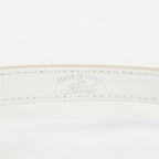Gucci Jackie Slim Medium Shoulder Bag In Ivory GG Canvas W/ White Leather Trim