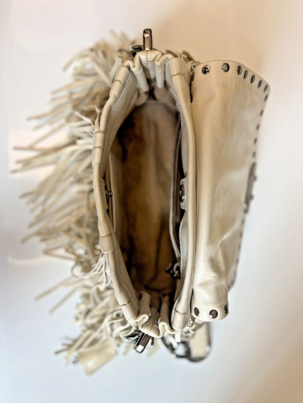 Authentic Prada Fringe Handbag as Seen on Ella Langley  "Choosin' Texas"  Video