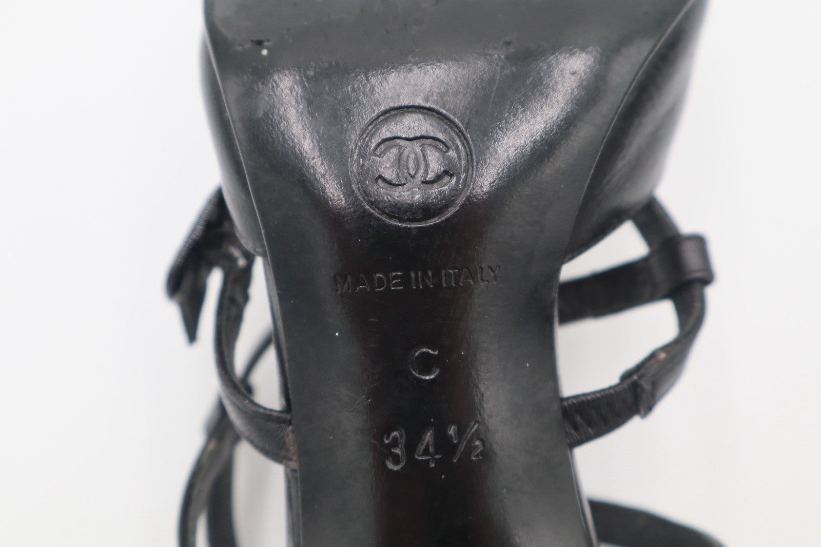 Vintage Chanel Strappy Pointed Toe Heels